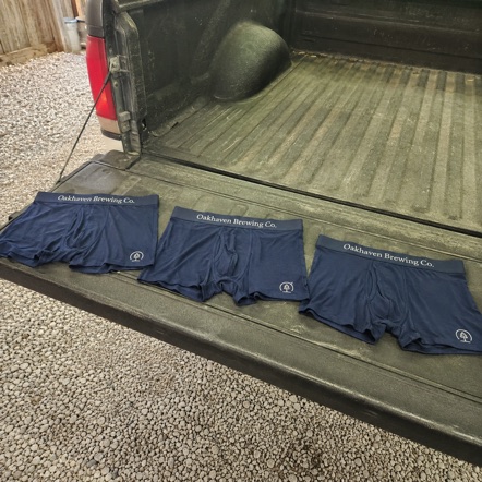 Branded underwear with logo